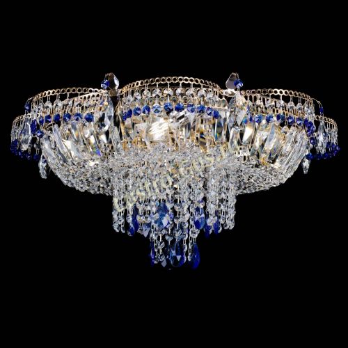 Люстра Камея №1 синяя в Сочи Гусь Хрустальный