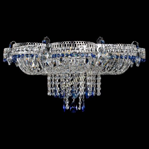 Люстра Камея №1 синяя в Сочи Гусь Хрустальный