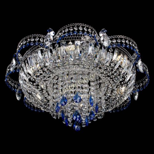 Люстра Камея №1 синяя в Сочи Гусь Хрустальный