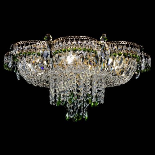 Люстра Камея №1 зеленая в Сочи Гусь Хрустальный