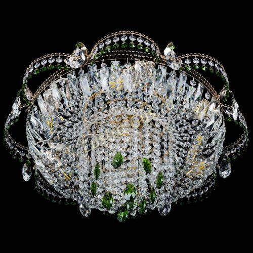 Люстра Камея №1 зеленая в Сочи Гусь Хрустальный