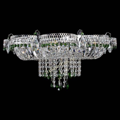 Люстра Камея №1 зеленая в Сочи Гусь Хрустальный