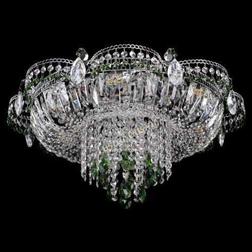 Люстра Камея №1 зеленая в Сочи Гусь Хрустальный