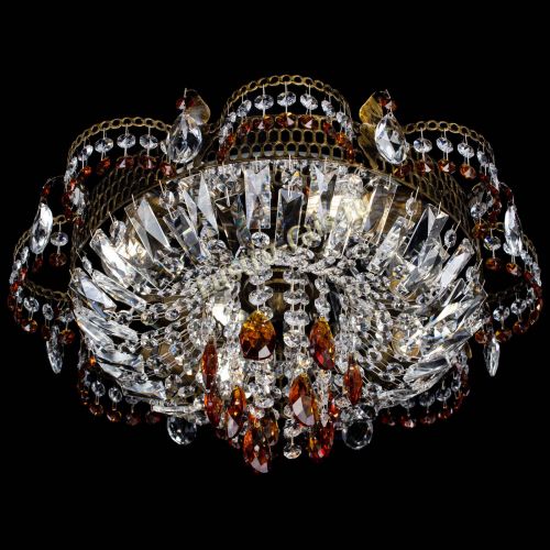 Люстра Камея №4 под бронзу чайная в Сочи Гусь Хрустальный