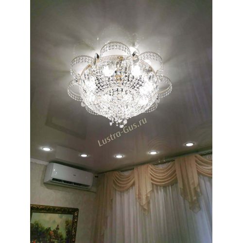 Люстра Камея №8 под бронзу в Сочи Гусь Хрустальный