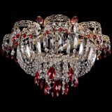 Люстра Камея Флора №4 красная в Сочи
