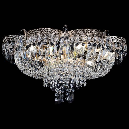 Люстра Камея Флора Журавлик №6 черная в Сочи Гусь Хрустальный