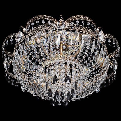 Люстра Камея Флора Журавлик №6 черная в Сочи Гусь Хрустальный