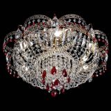 Люстра Камея Флора Журавлик №6 красная в Сочи