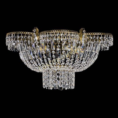 Люстра Камея №1 под бронзу прямая в Сочи Гусь Хрустальный