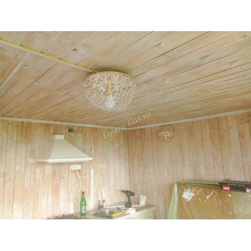 Люстра Капель №11 в Сочи Гусь Хрустальный