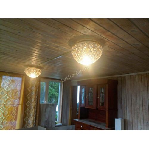 Люстра Капель №11 в Сочи Гусь Хрустальный