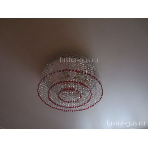 Люстра Капель обтикон 5 ламп в Сочи Гусь Хрустальный