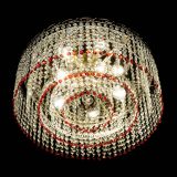 Люстра Капель оптикон №2 красная в Сочи