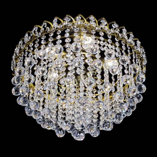 Люстра Капель Пирамида Шар 30 с подвесом под бронзу в Сочи Гусь Хрустальный