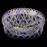 Люстра Каскад Ажур Фиолетовая белая в Сочи