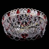 Люстра Каскад Ажур Красная белая в Сочи