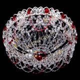 Люстра Каскад Ажур Красная белая в Сочи