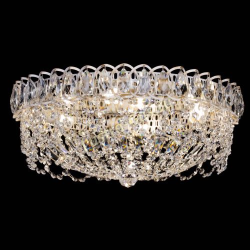 Люстра Каскад Ажур белая в Сочи Гусь Хрустальный