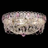 Люстра Каскад Ажур Розовая белая в Сочи