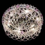 Люстра Каскад Ажур Розовая белая в Сочи