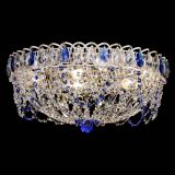 Люстра Каскад Ажур Синяя белая в Сочи