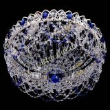 Люстра Каскад Ажур Синяя белая в Сочи