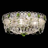 Люстра Каскад Ажур Зеленая белая в Сочи