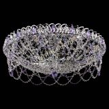 Люстра Каскад Ажур 700 мм фиолетовый в Сочи Люстра Каскад Ажур 700 мм фиолетовый в Сочи