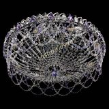 Люстра Каскад Ажур 700 мм фиолетовый в Сочи Люстра Каскад Ажур 700 мм фиолетовый в Сочи