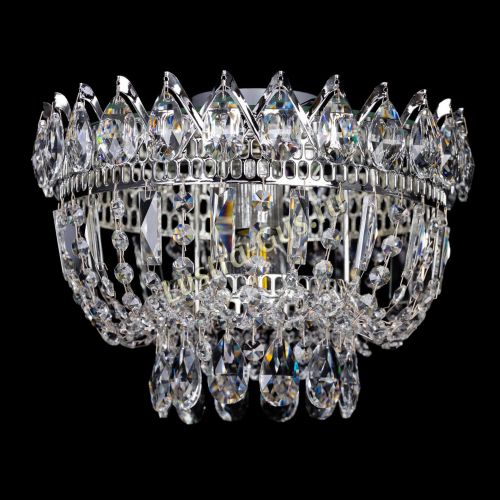 Люстра Катерина Корона журавлик - 1 лампа  в Сочи Гусь Хрустальный