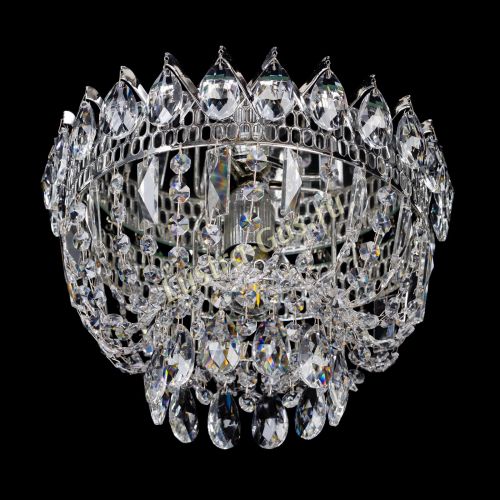 Люстра Катерина Корона журавлик - 1 лампа  в Сочи Гусь Хрустальный