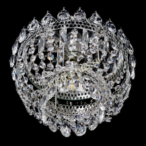 Люстра Катерина Корона журавлик - 1 лампа  в Сочи Гусь Хрустальный