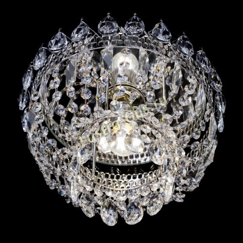 Люстра Катерина Корона журавлик - 1 лампа  в Сочи Гусь Хрустальный