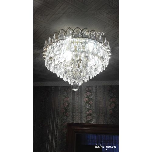 Люстра Катерина пирамида Журавлик в Сочи Гусь Хрустальный