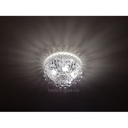 Люстра Катерина шар розовая в Сочи Гусь Хрустальный