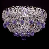 Люстра Катерина шар сиреневая в Сочи