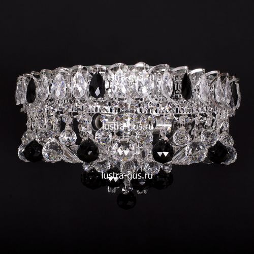 Люстра Катерина шар черная в Сочи Гусь Хрустальный