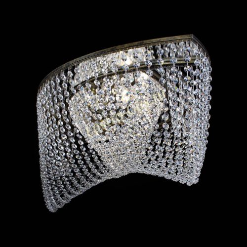 Люстра Хрустальная Волна под бронзу в Сочи Гусь Хрустальный