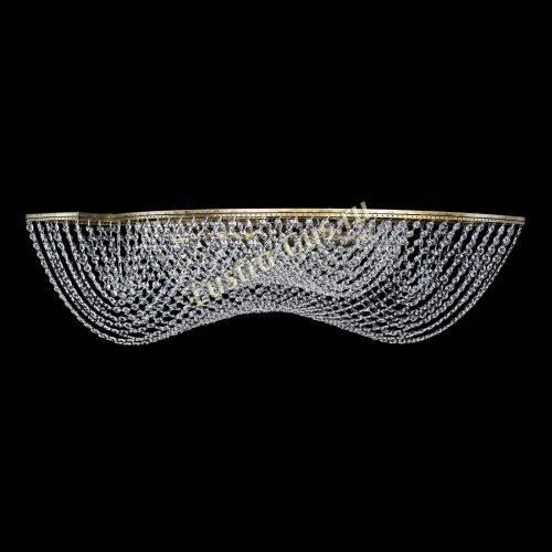 Люстра Хрустальная Волна под бронзу в Сочи Гусь Хрустальный