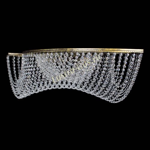 Люстра Хрустальная Волна под бронзу в Сочи Гусь Хрустальный