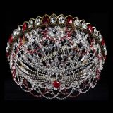 Люстра Хрустальный Каскад Ажур под бронзу Красная в Сочи Люстра Хрустальный Каскад Ажур под бронзу Красная в Сочи