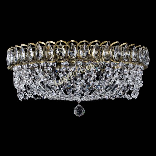 Люстра Хрустальный Каскад Ажур под бронзу в Сочи Гусь Хрустальный