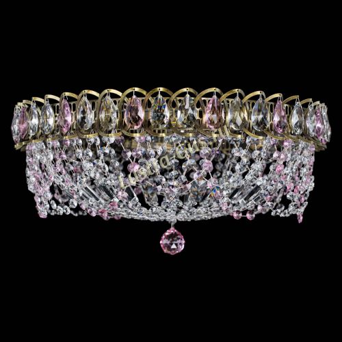 Люстра Хрустальный Каскад Ажур под бронзу Розовая в Сочи Люстра Хрустальный Каскад Ажур под бронзу Розовая в Сочи