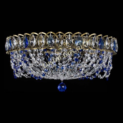 Люстра Хрустальный Каскад Ажур под бронзу Синяя в Сочи Люстра Хрустальный Каскад Ажур под бронзу Синяя в Сочи