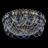 Люстра Хрустальный Каскад Ажур под бронзу Синяя в Сочи Люстра Хрустальный Каскад Ажур под бронзу Синяя в Сочи