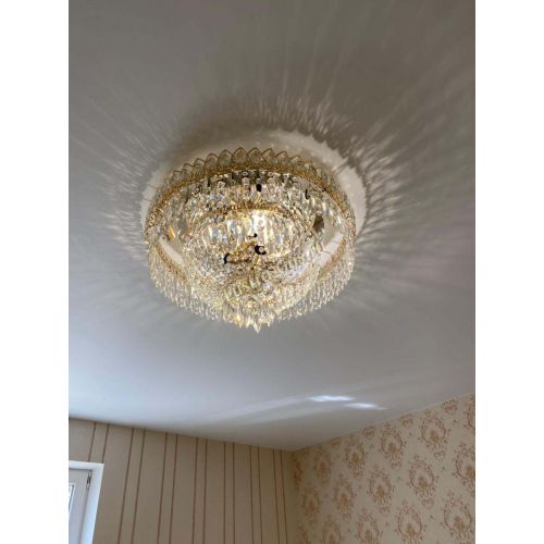 Люстра Хрустальный Каскад Перо в Сочи Гусь Хрустальный