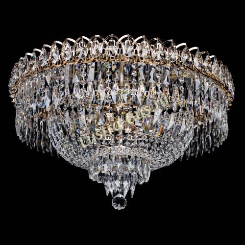 Люстра Хрустальный Каскад Перо в Сочи Гусь Хрустальный