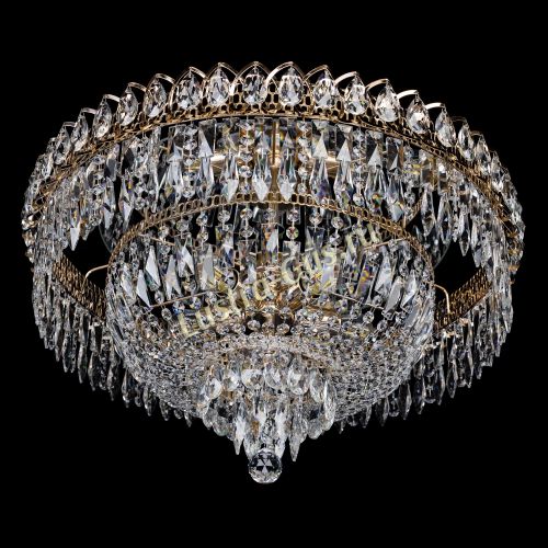 Люстра Хрустальный Каскад Перо в Сочи Гусь Хрустальный