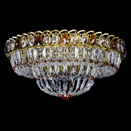 Люстра Кольцо Классика Пластинка чайная под бронзу в Сочи Гусь Хрустальный